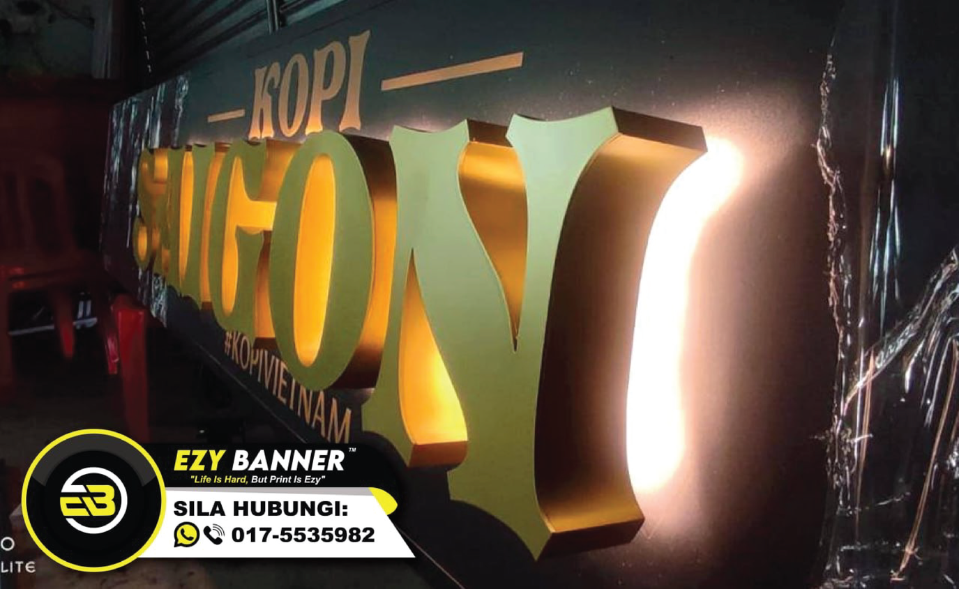 3D LED Sign